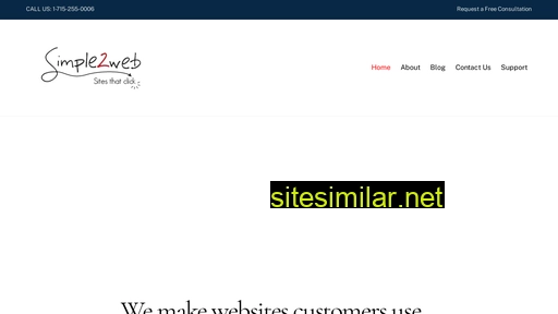 Simple2web similar sites