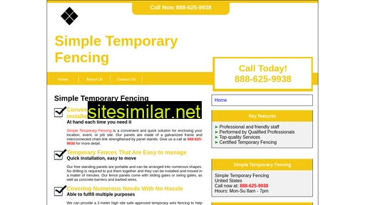 simpletemporaryfencing.com alternative sites