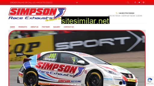 Simpsonraceexhausts similar sites