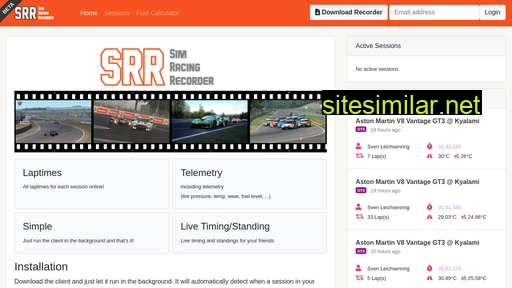 simracing-recorder.com alternative sites