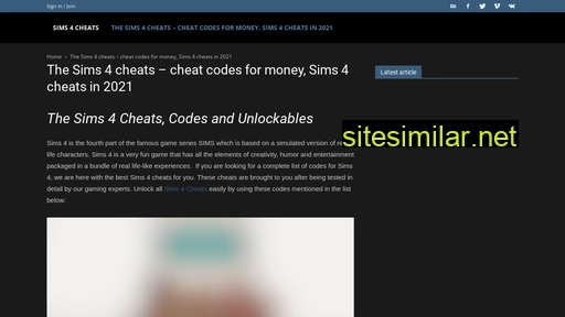 sims-4-cheats.com alternative sites