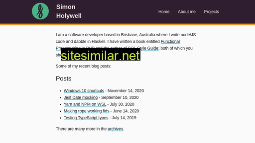Simonholywell similar sites