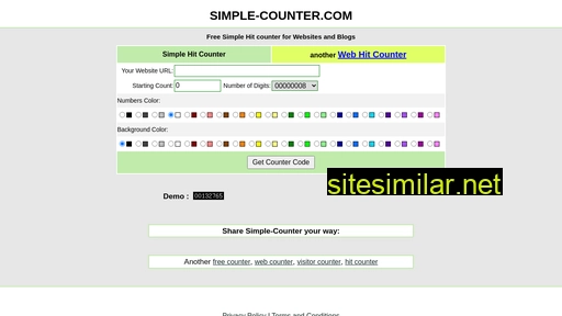 simple-counter.com alternative sites