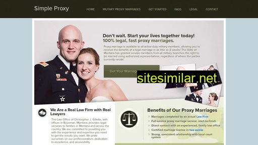 simpleproxymarriage.com alternative sites