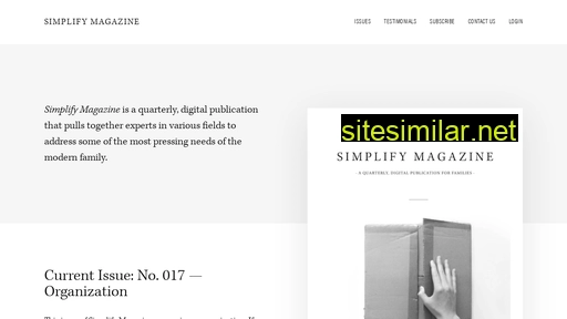Simplifymagazine similar sites