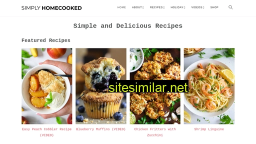 Simplyhomecooked similar sites