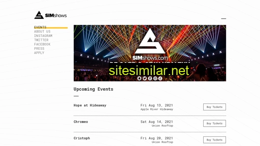 simshows.com alternative sites