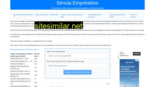 simulaemprestimo.com alternative sites