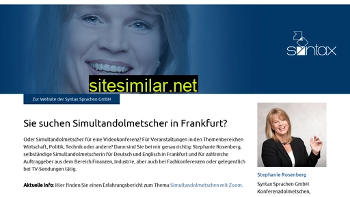 simultandolmetscher-frankfurt.com alternative sites