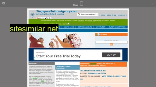 singaporetuitionagency.com alternative sites
