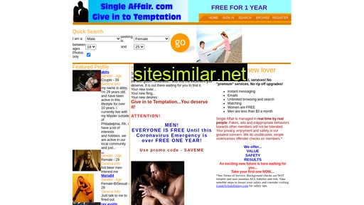 singleaffair.com alternative sites
