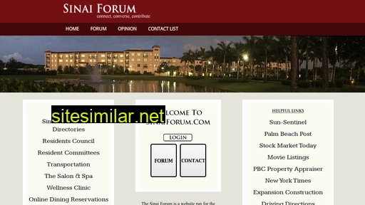 Sinaiforum similar sites