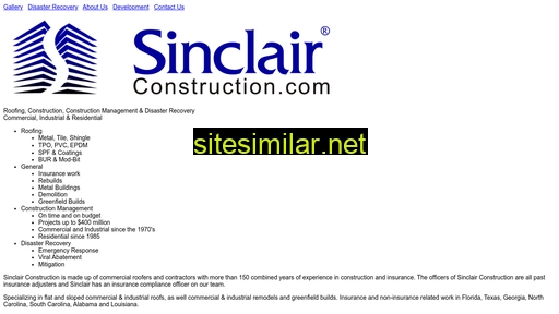 sinclairconstruction.com alternative sites