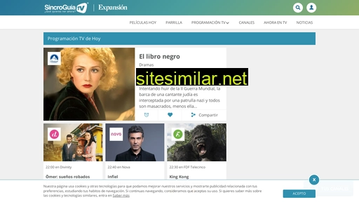 sincroguia-tv.expansion.com alternative sites