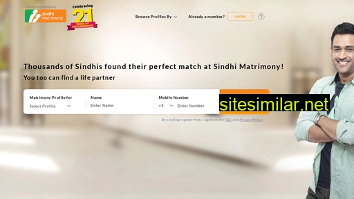 sindhimatrimony.com alternative sites