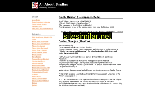 Sindhisbysurnames similar sites