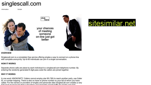 singlescall.com alternative sites