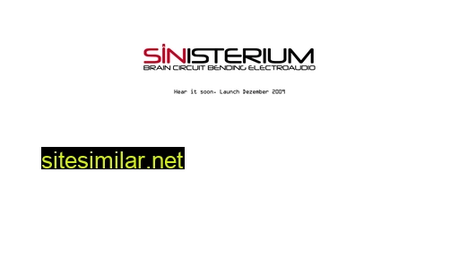 sinisterium.com alternative sites