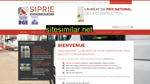 siprie-batiment.com alternative sites