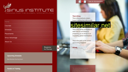 Siriusinstitute similar sites
