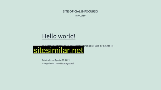 Siteoficial-infocurso similar sites