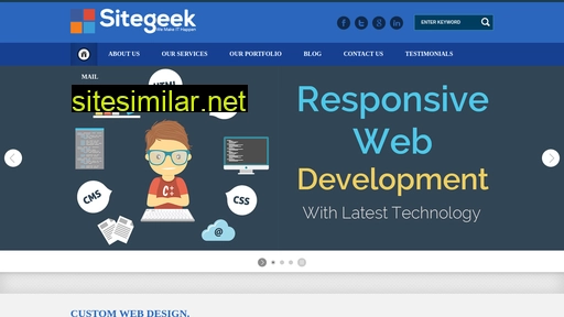 Sitegeekinfotech similar sites