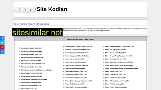 sitekodlari.com alternative sites