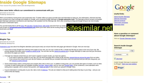 sitemaps.blogspot.com alternative sites