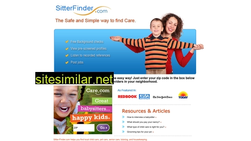 Sitter-finder similar sites