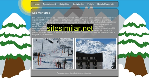 ski-lesmenuires.com alternative sites