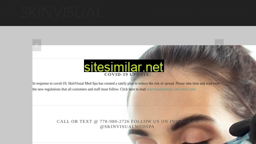 skinvisualmedspa.com alternative sites
