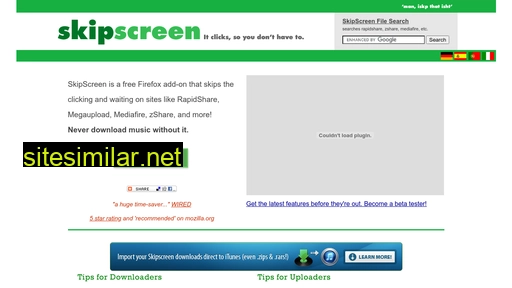 skipscreen.com alternative sites