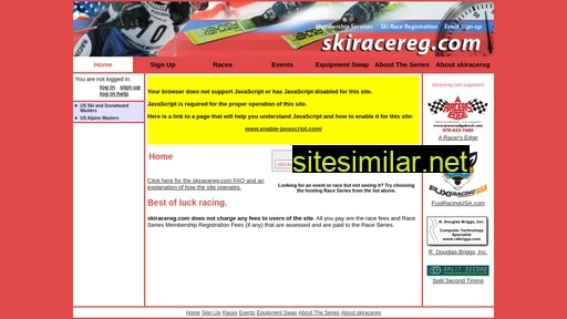 skiracereg.com alternative sites