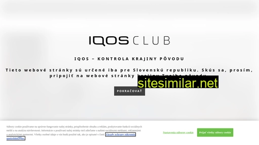 sk.club.iqos.com alternative sites