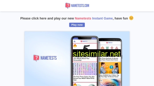 sk.nametests.com alternative sites