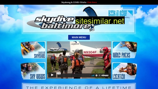 Skydivebaltimore similar sites