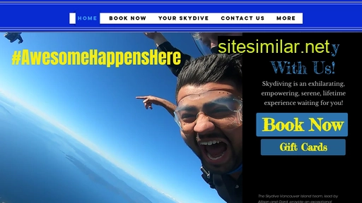 skydivevancouverisland.com alternative sites