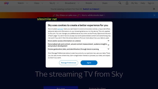 sky.com alternative sites
