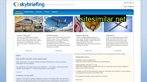 Skybriefing similar sites