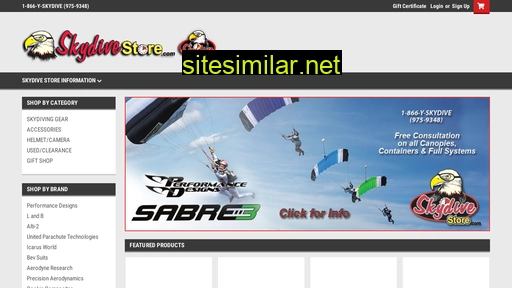 skydivestore.com alternative sites