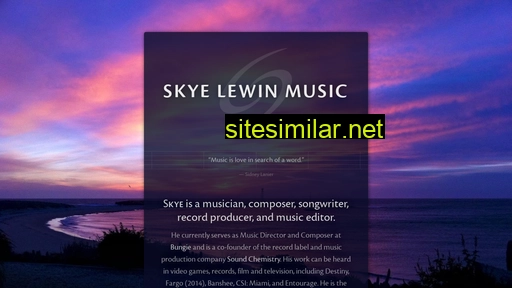 Skyelewinmusic similar sites