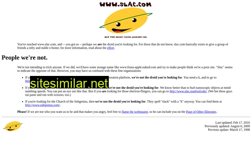 slac.com alternative sites