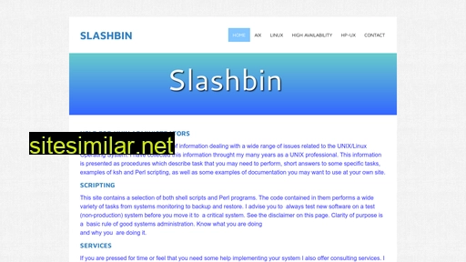 Slashbin similar sites