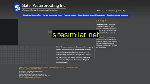 Slaterwaterproofing similar sites