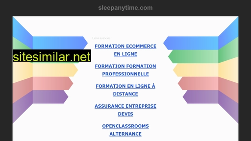 sleepanytime.com alternative sites