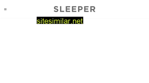 Sleepermagazine similar sites