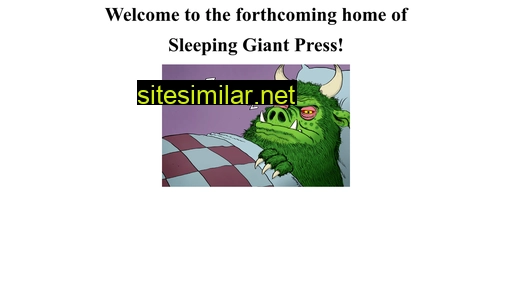 sleepinggiantpress.com alternative sites