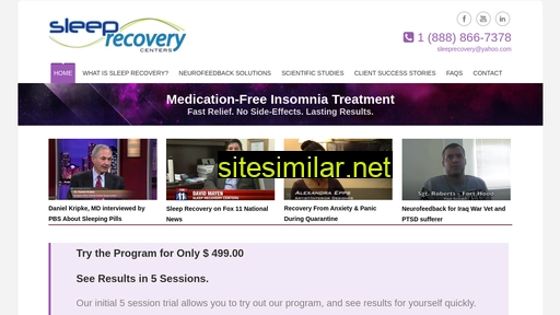 sleeprecoverycenters.com alternative sites