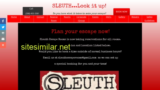 sleuthescaperooms.com alternative sites