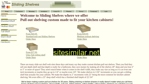 slidingshelves.com alternative sites
